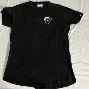 VINTAGE Alphalete Proud But Never Satisfied Logo Shirt - Men's Small